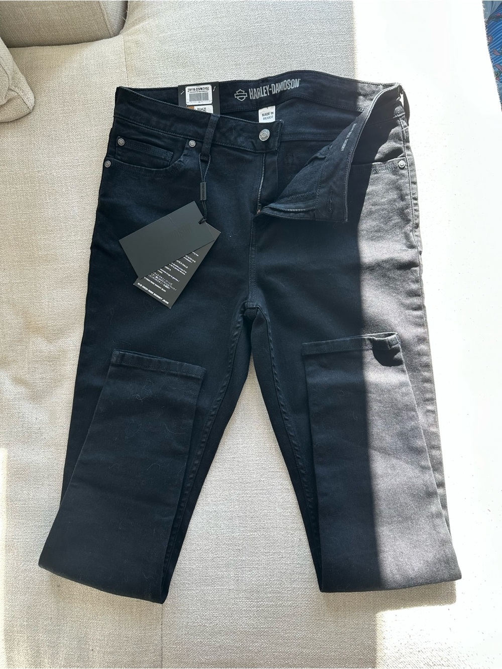Harley-Davidson Black High Rise Skinny Jeans